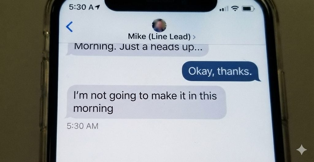 Work Call-Off Text